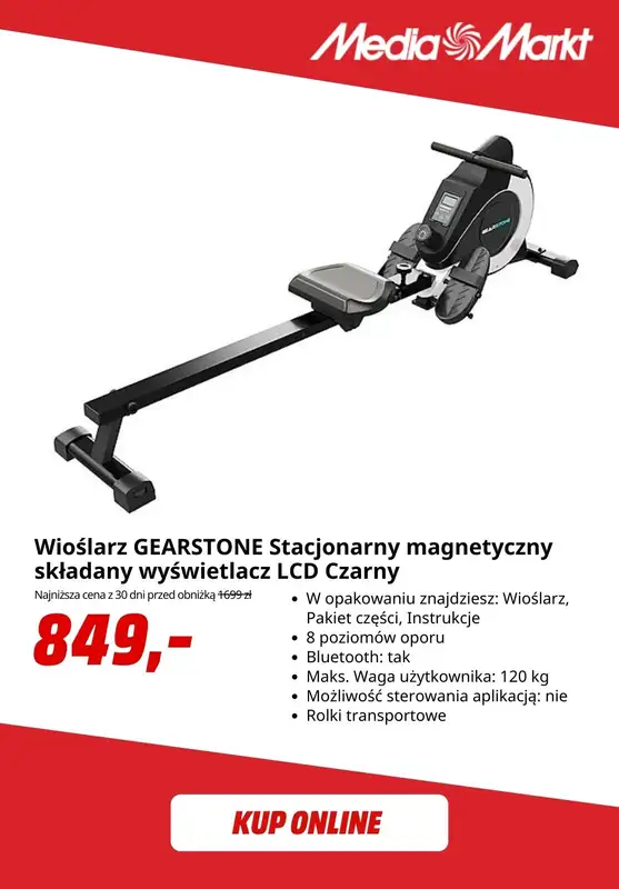 Media Markt - gazetka promocyjna Sprzęt fitness do -55%! od piątku 06.02 do poniedziałku 16.02 - strona 11