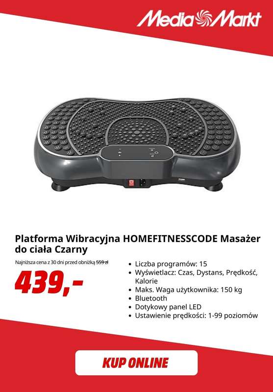 Media Markt - gazetka promocyjna Sprzęt fitness do -55%! od piątku 06.02 do poniedziałku 16.02 - strona 6