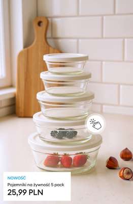 Pojemniki na żywność 5 pack