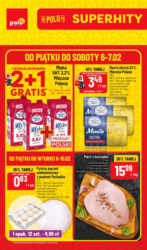 POLOmarket - gazetka promocyjna Super hity na weekend od czwartku 05.02 do soboty 07.02