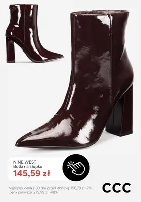 CCC - gazetka promocyjna BORDOWE obuwie damskie - PROMOCJE od piątku 06.02  - strona 4