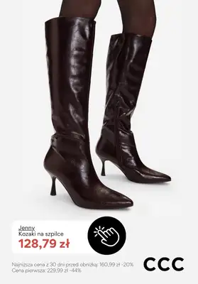 CCC - gazetka promocyjna BORDOWE obuwie damskie - PROMOCJE od piątku 06.02  - strona 7