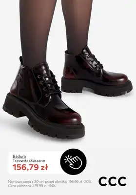 CCC - gazetka promocyjna BORDOWE obuwie damskie - PROMOCJE od piątku 06.02  - strona 9