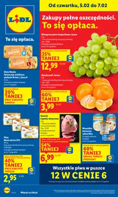Lidl - gazetka promocyjna Oferta od czwartku od czwartku 05.02 do soboty 07.02