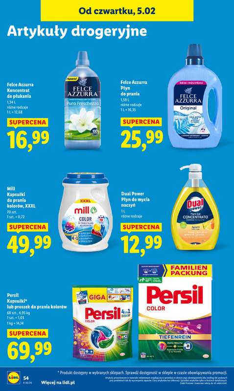 Lidl - gazetka promocyjna Oferta od czwartku od czwartku 05.02 do soboty 07.02 - strona 58