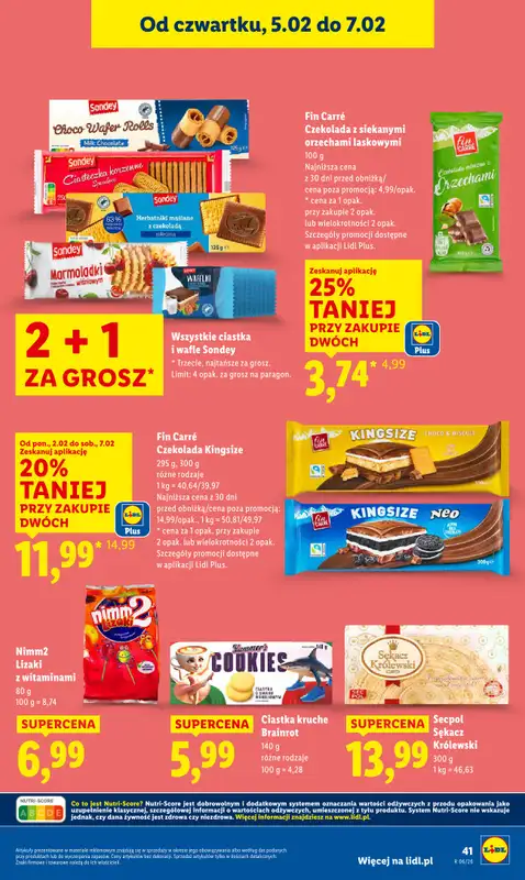 Lidl - gazetka promocyjna Oferta od czwartku od czwartku 05.02 do soboty 07.02 - strona 45