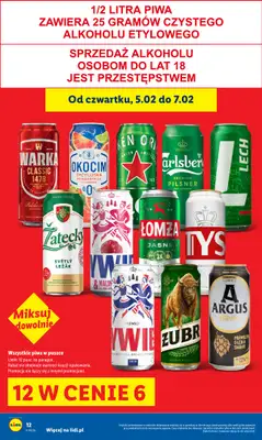 Lidl - gazetka promocyjna Oferta od czwartku od czwartku 05.02 do soboty 07.02 - strona 12