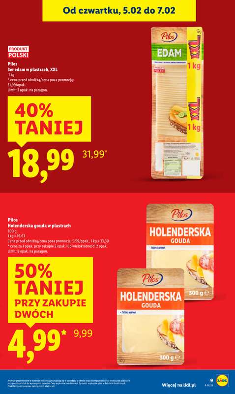 Lidl - gazetka promocyjna Oferta od czwartku od czwartku 05.02 do soboty 07.02 - strona 9