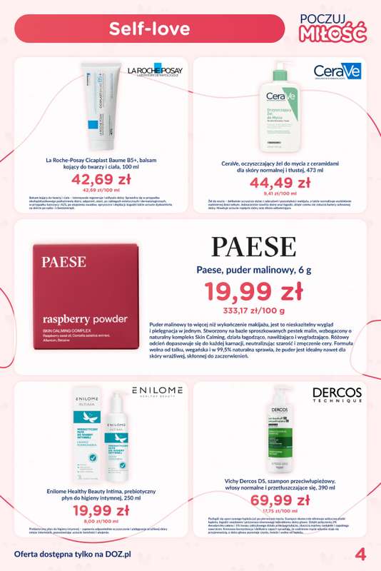 DOZ.PL - gazetka promocyjna Gazetka walentynkowa od poniedziałku 02.02 do niedzieli 15.02 - strona 4