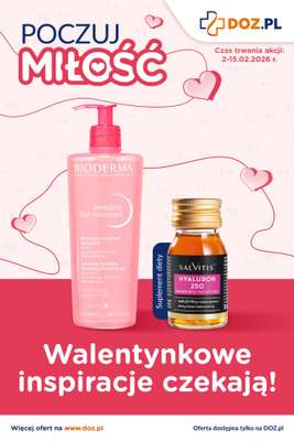 DOZ.PL - gazetka promocyjna Gazetka walentynkowa od poniedziałku 02.02 do niedzieli 15.02