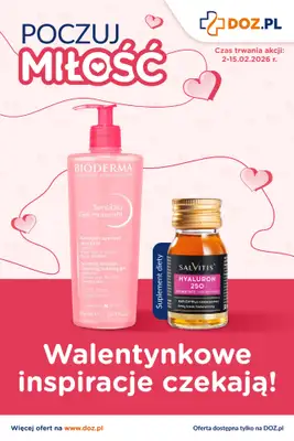 DOZ.PL - gazetka promocyjna Gazetka walentynkowa od poniedziałku 02.02 do niedzieli 15.02