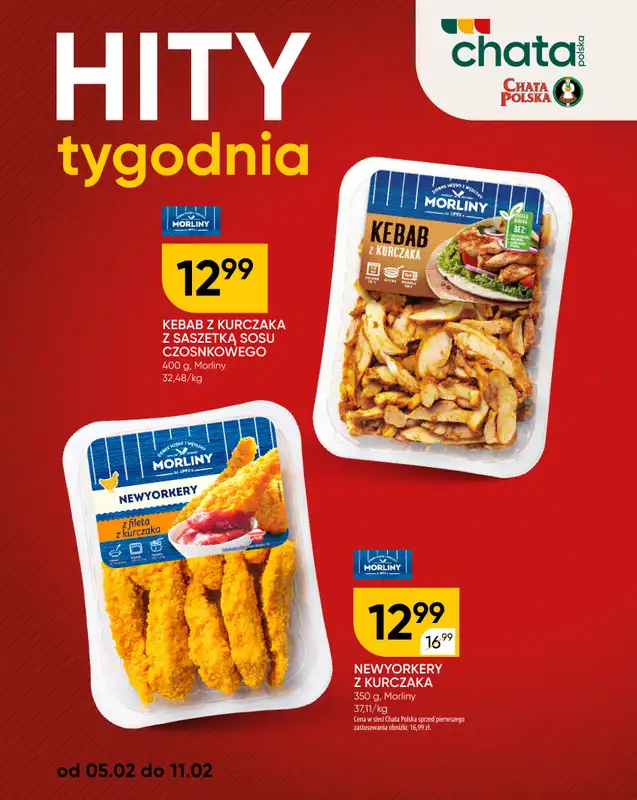 Chata Polska - gazetka promocyjna Hity tygodnia od czwartku 05.02 do środy 11.02 - strona 2