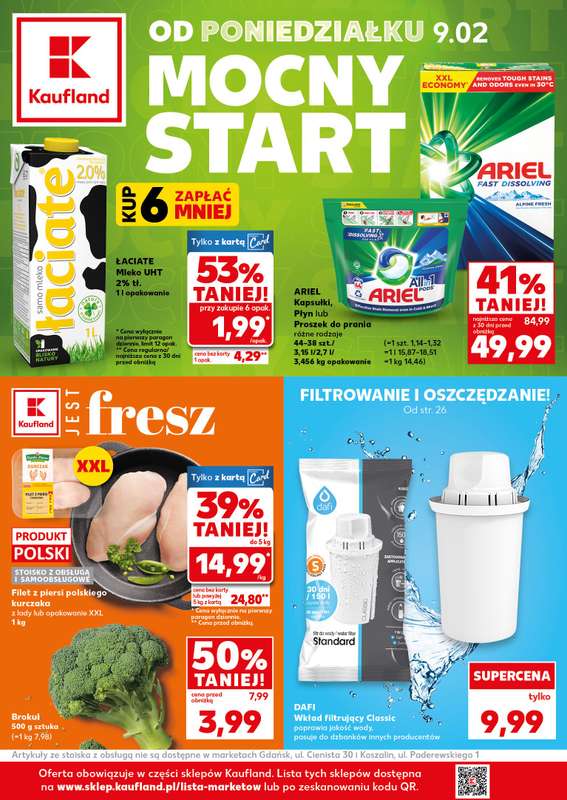Kaufland - gazetka promocyjna Mocny Start od poniedziałku 09.02 do wtorku 10.02