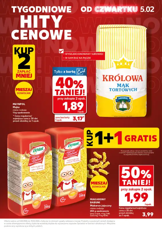 Kaufland - gazetka promocyjna Mocny Start od poniedziałku 09.02 do wtorku 10.02 - strona 5