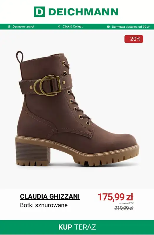 Deichmann - gazetka promocyjna Botki na obcasie do -50% od piątku 06.02  - strona 11