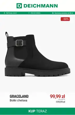 Deichmann - gazetka promocyjna Botki na obcasie do -50% od piątku 06.02  - strona 5