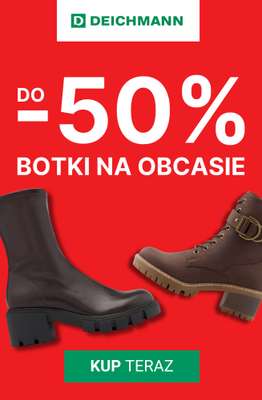 Deichmann - gazetka promocyjna Botki na obcasie do -50% od piątku 06.02 