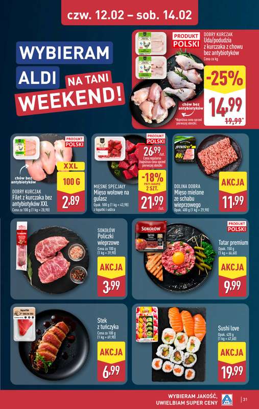 Aldi - gazetka promocyjna Pełny katalog! od poniedziałku 09.02 do soboty 14.02 - strona 31