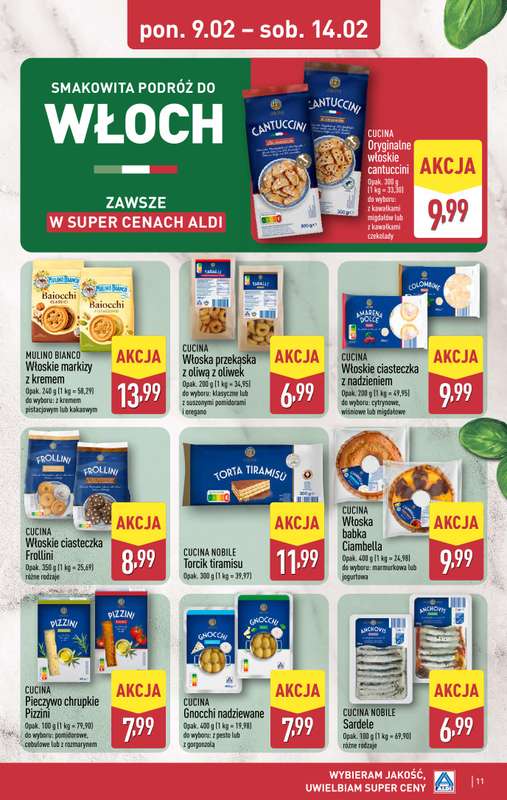 Aldi - gazetka promocyjna Pełny katalog! od poniedziałku 09.02 do soboty 14.02 - strona 11