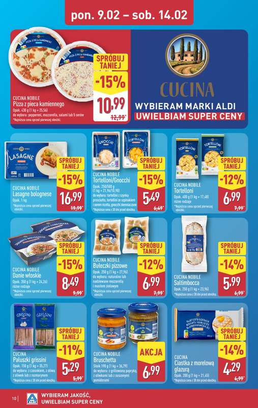 Aldi - gazetka promocyjna Pełny katalog! od poniedziałku 09.02 do soboty 14.02 - strona 10
