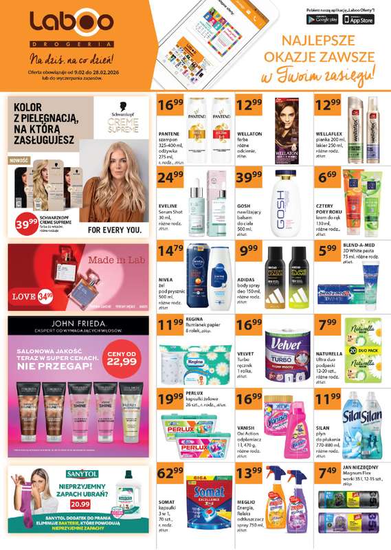 Drogerie Laboo - gazetka promocyjna Gazetka od poniedziałku 09.02 do soboty 28.02