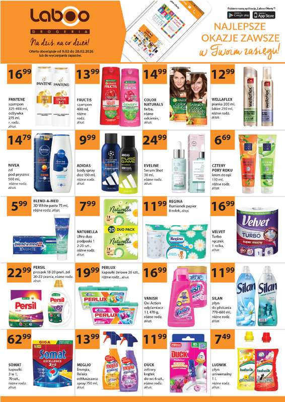 Drogerie Laboo - gazetka promocyjna Gazetka od poniedziałku 09.02 do soboty 28.02