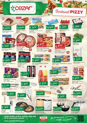 CEZAR Delikatesy - gazetka promocyjna Festiwal Pizzy od piątku 06.02 do środy 18.02