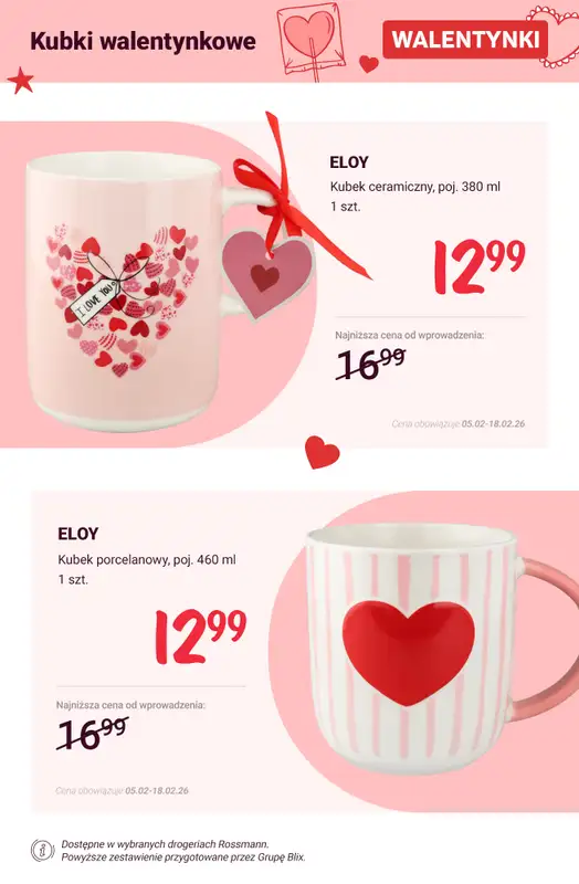 Rossmann - gazetka promocyjna Walentynki - prezenty i okazje! od soboty 07.02  - strona 5