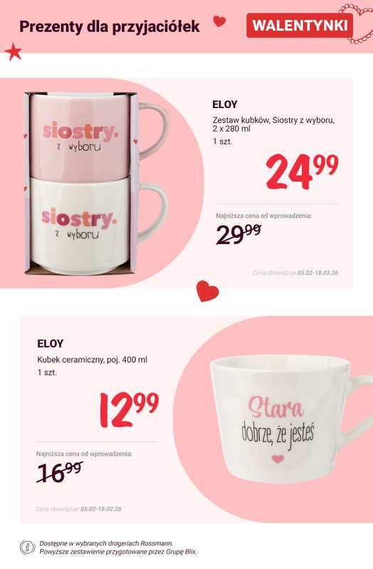Rossmann - gazetka promocyjna Walentynki - prezenty i okazje! od soboty 07.02  - strona 8