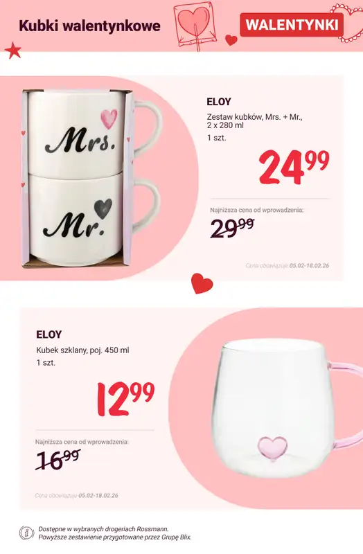 Rossmann - gazetka promocyjna Walentynki - prezenty i okazje! od soboty 07.02  - strona 6