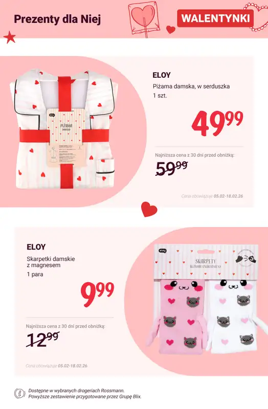 Rossmann - gazetka promocyjna Walentynki - prezenty i okazje!   - strona 2