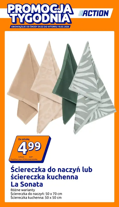 Action - gazetka promocyjna Gazetka  
