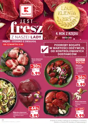 Kaufland - gazetka promocyjna Oferta Kaufland od czwartku 05.02 do wtorku 10.02 - strona 24