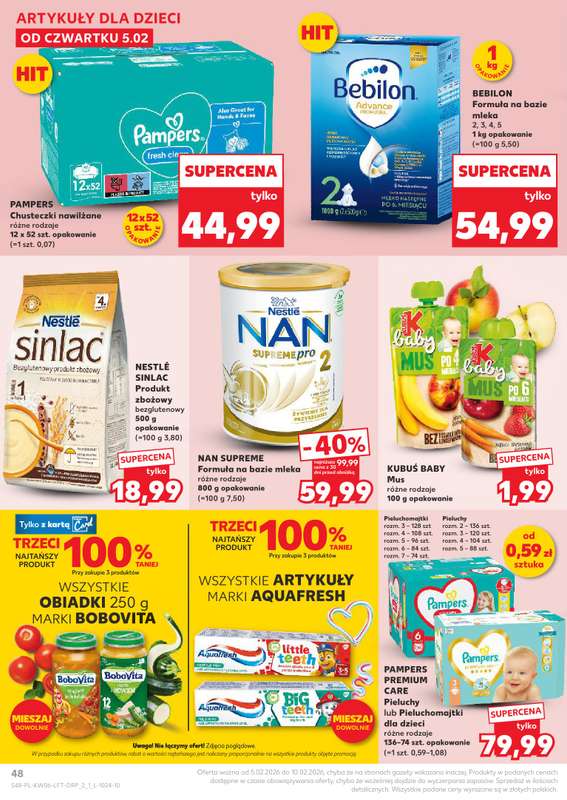 Kaufland - gazetka promocyjna Oferta Kaufland od czwartku 05.02 do wtorku 10.02 - strona 48