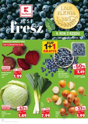 Kaufland - gazetka promocyjna Oferta Kaufland od czwartku 05.02 do wtorku 10.02 - strona 22