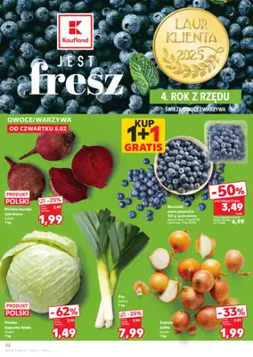 Kaufland - gazetka promocyjna Oferta Kaufland od czwartku 05.02 do wtorku 10.02 - strona 22