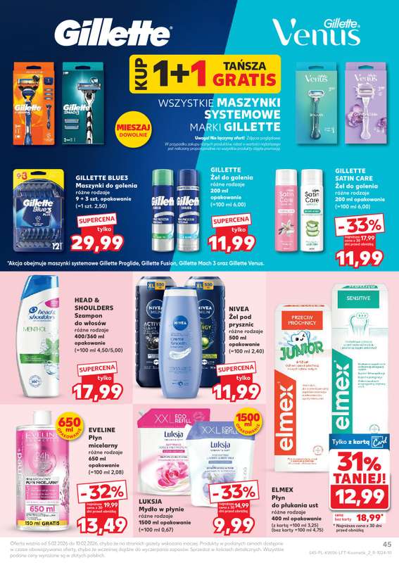 Kaufland - gazetka promocyjna Oferta Kaufland od czwartku 05.02 do wtorku 10.02 - strona 45