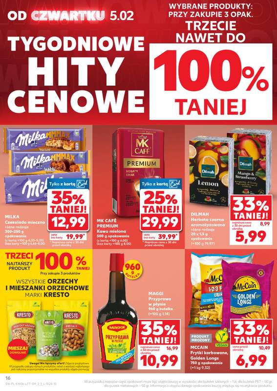 Kaufland - gazetka promocyjna Oferta Kaufland od czwartku 05.02 do wtorku 10.02 - strona 16