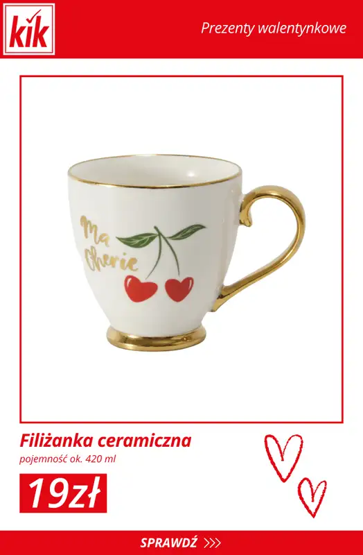 KiK - gazetka promocyjna Prezenty walentynkowe dla niej – w super cenach! od piątku 06.02 do niedzieli 22.02 - strona 3
