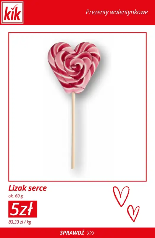 KiK - gazetka promocyjna Prezenty walentynkowe dla niej – w super cenach! od piątku 06.02 do niedzieli 22.02 - strona 6
