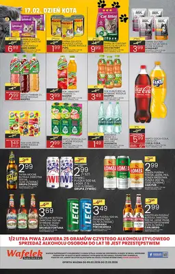 Wafelek - gazetka promocyjna Gazetka od poniedziałku 09.02 do soboty 21.02 - strona 8