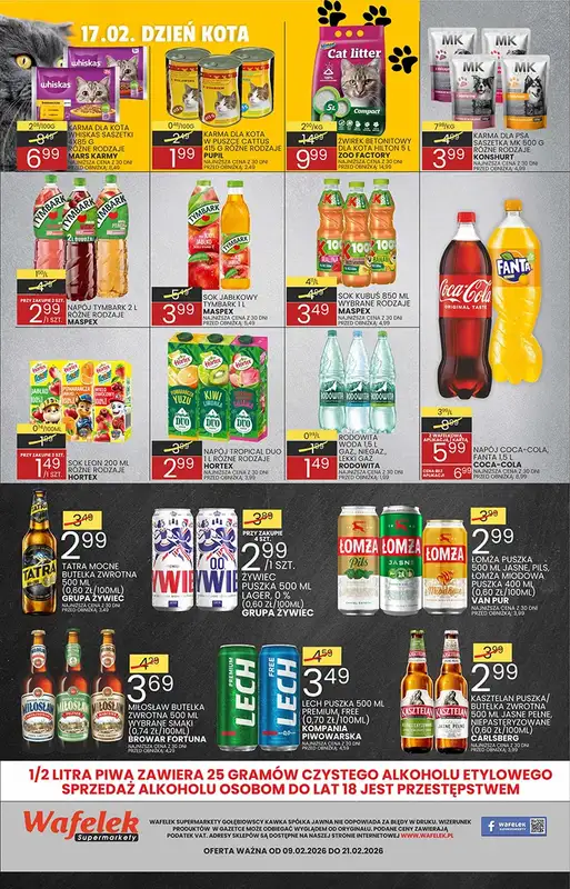 Wafelek - gazetka promocyjna Gazetka od poniedziałku 09.02 do soboty 21.02 - strona 8