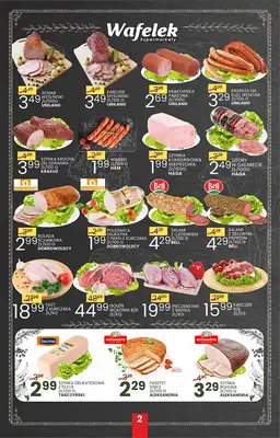 Wafelek - gazetka promocyjna Gazetka od poniedziałku 09.02 do soboty 21.02 - strona 2