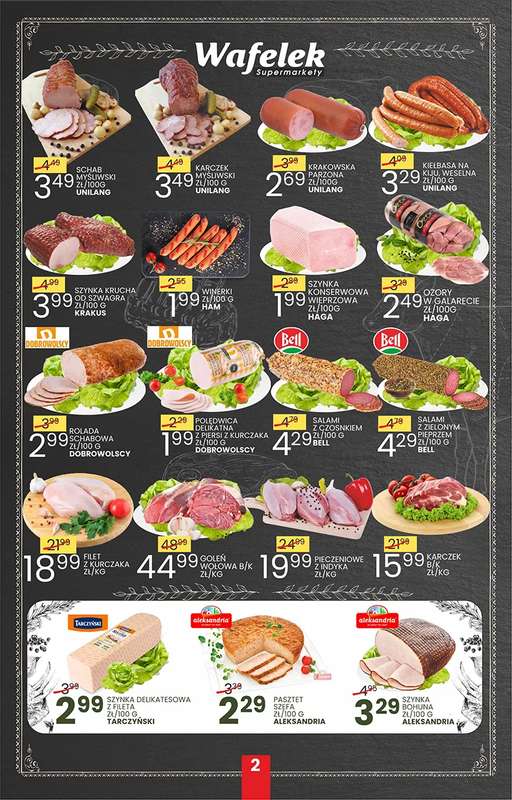 Wafelek - gazetka promocyjna Gazetka od poniedziałku 09.02 do soboty 21.02 - strona 2