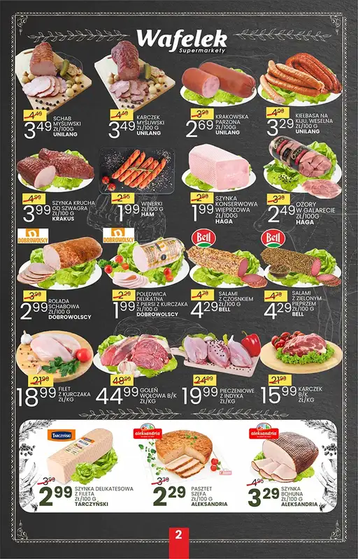 Wafelek - gazetka promocyjna Gazetka od poniedziałku 09.02 do soboty 21.02 - strona 2
