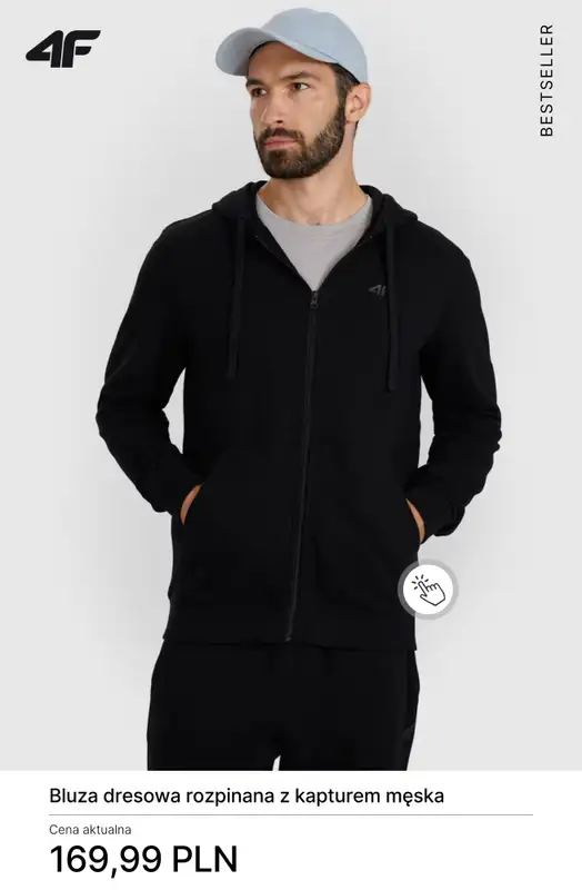 4F - gazetka promocyjna Bluzy i spodnie dresowe dla niego od piątku 06.02  - strona 10