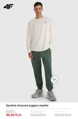 4F - gazetka promocyjna Bluzy i spodnie dresowe dla niego od piątku 06.02  - strona 5