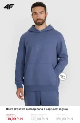 4F - gazetka promocyjna Bluzy i spodnie dresowe dla niego od piątku 06.02  - strona 2