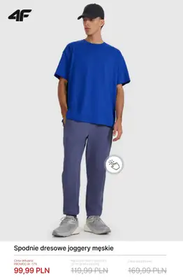 4F - gazetka promocyjna Bluzy i spodnie dresowe dla niego od piątku 06.02  - strona 3