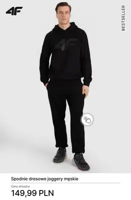 4F - gazetka promocyjna Bluzy i spodnie dresowe dla niego od piątku 06.02  - strona 9